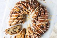 Vegan Maple Pecan Bread Wreath Recipe for Holiday Brunch