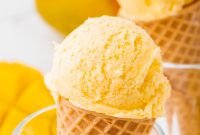 Homemade Mango Ice Cream Recipe