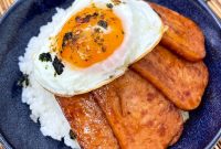 Hawaiian Spam and Egg Rice Bowl Recipe