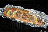 Grilled Salmon with Lemon-Herb Compound Butter Recipe