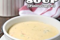 Panera-Style Broccoli Cheddar Soup Recipe