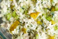 Tangy Dill Pickle Chicken Salad Recipe