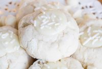 White Chocolate Thumbprint Cookies Recipe with Raspberry Jam