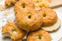 Cheddar Protein Bagels Without Yeast