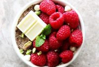 Creamy White Chocolate and Raspberry Yogurt Bowl Recipe