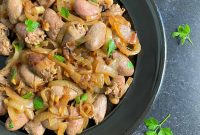 Chicken Hearts Recipe: Pan Seared with Garlic and Herbs