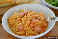Creamy Baked Chicken Spaghetti Casserole Recipe