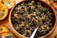 Homemade Olive Tapenade Recipe with Garlic and Capers