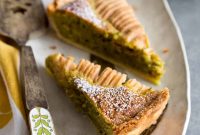 Pistachio Pear Frangipane Tart Recipe