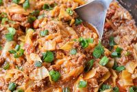 Whole30 Paleo Cabbage Roll Bowl