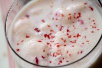 Holiday Peppermint Eggnog Punch Recipe