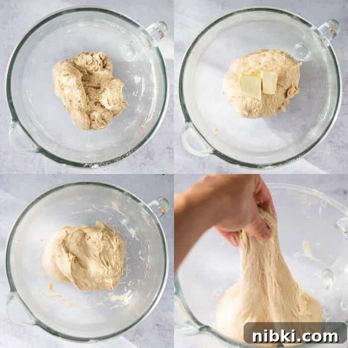 step 1 - making the dough.