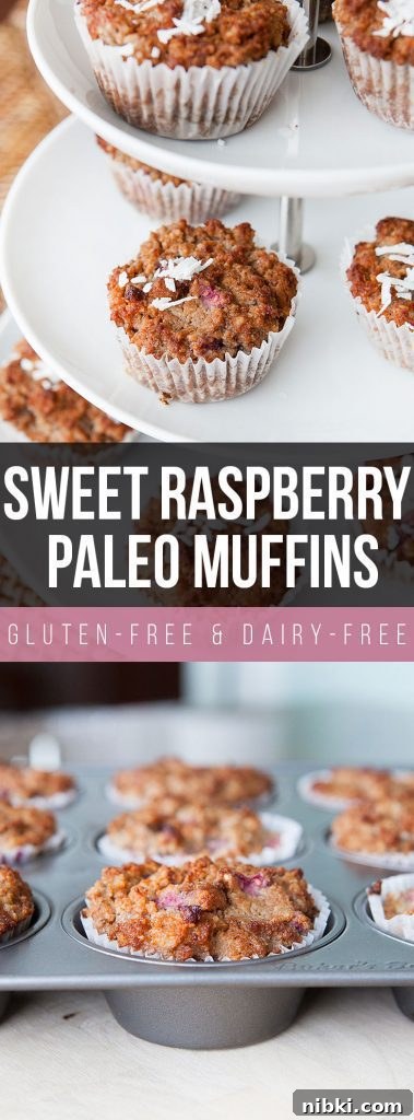 Paleo Raspberry Muffins Recipe with Almond Flour 5 Sweet Raspberry Paleo Muffins