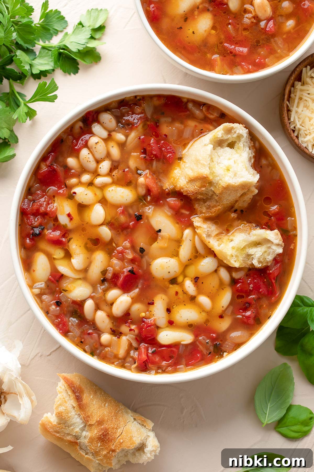 White Bean and Tomato Soup