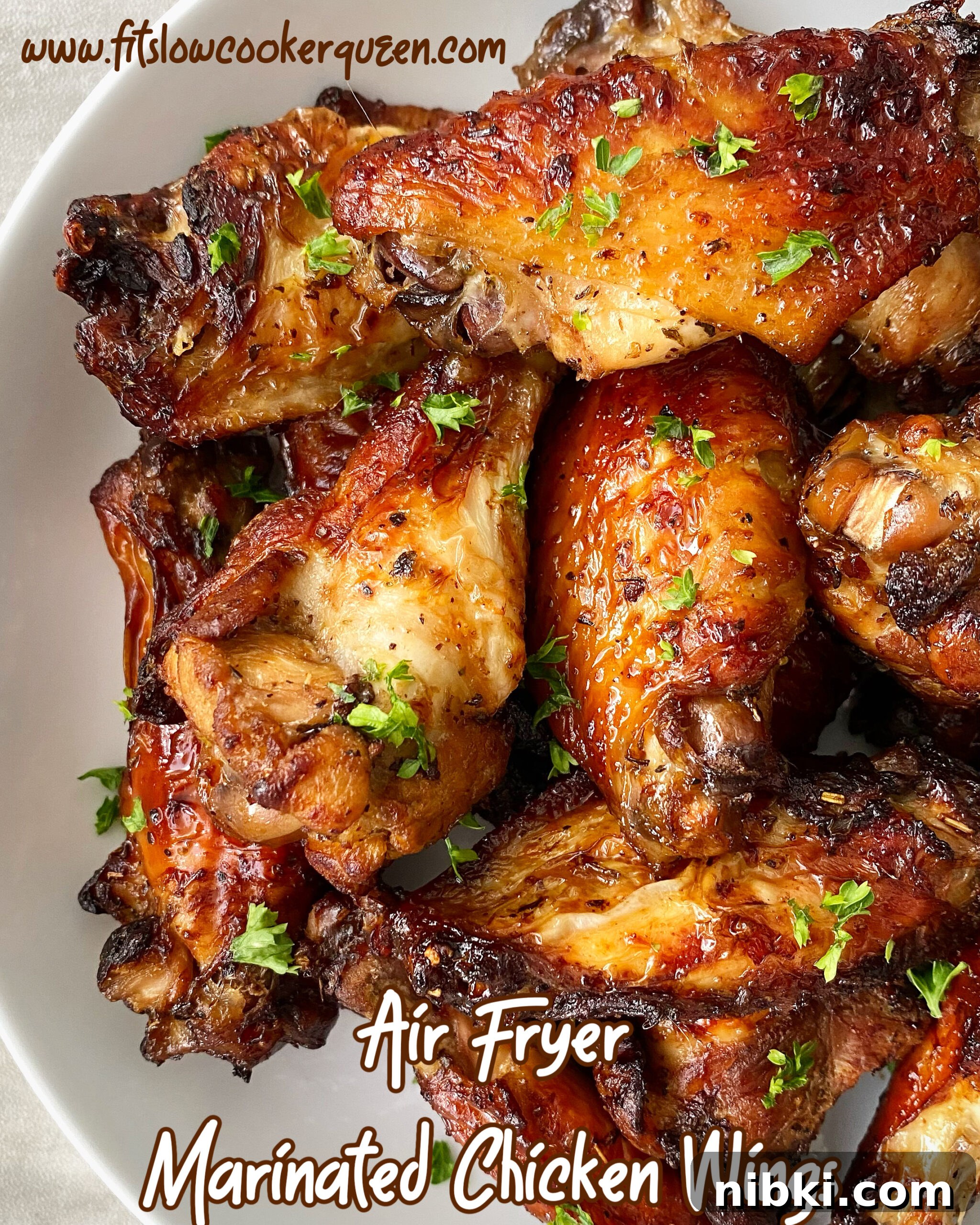 Crispy Marinated Chicken Wings in the Air Fryer 2 Air Fryer Marinated Chicken Wings
