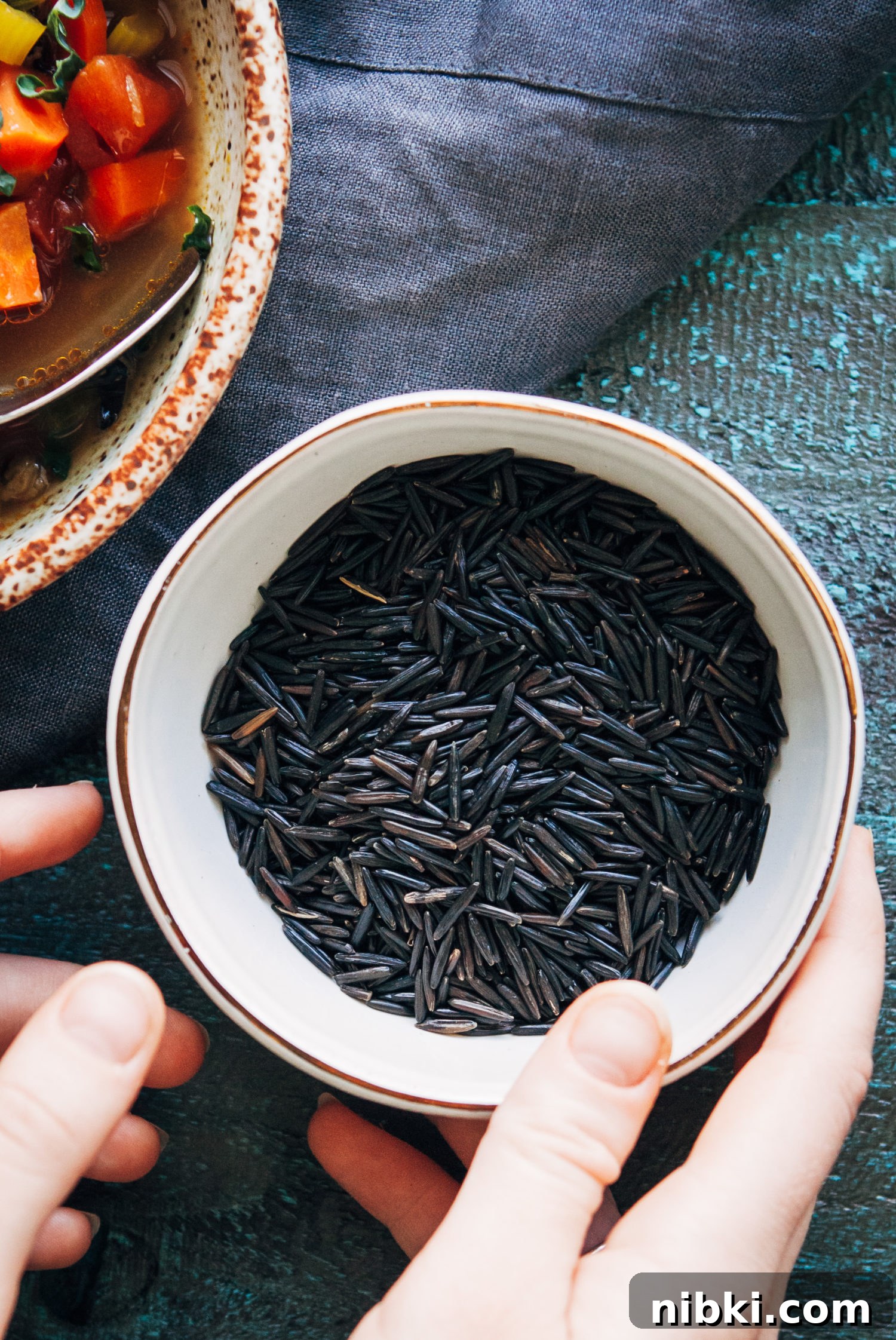 Vegan Wild Rice Soup | Well and Full | #healthy #vegan #recipe