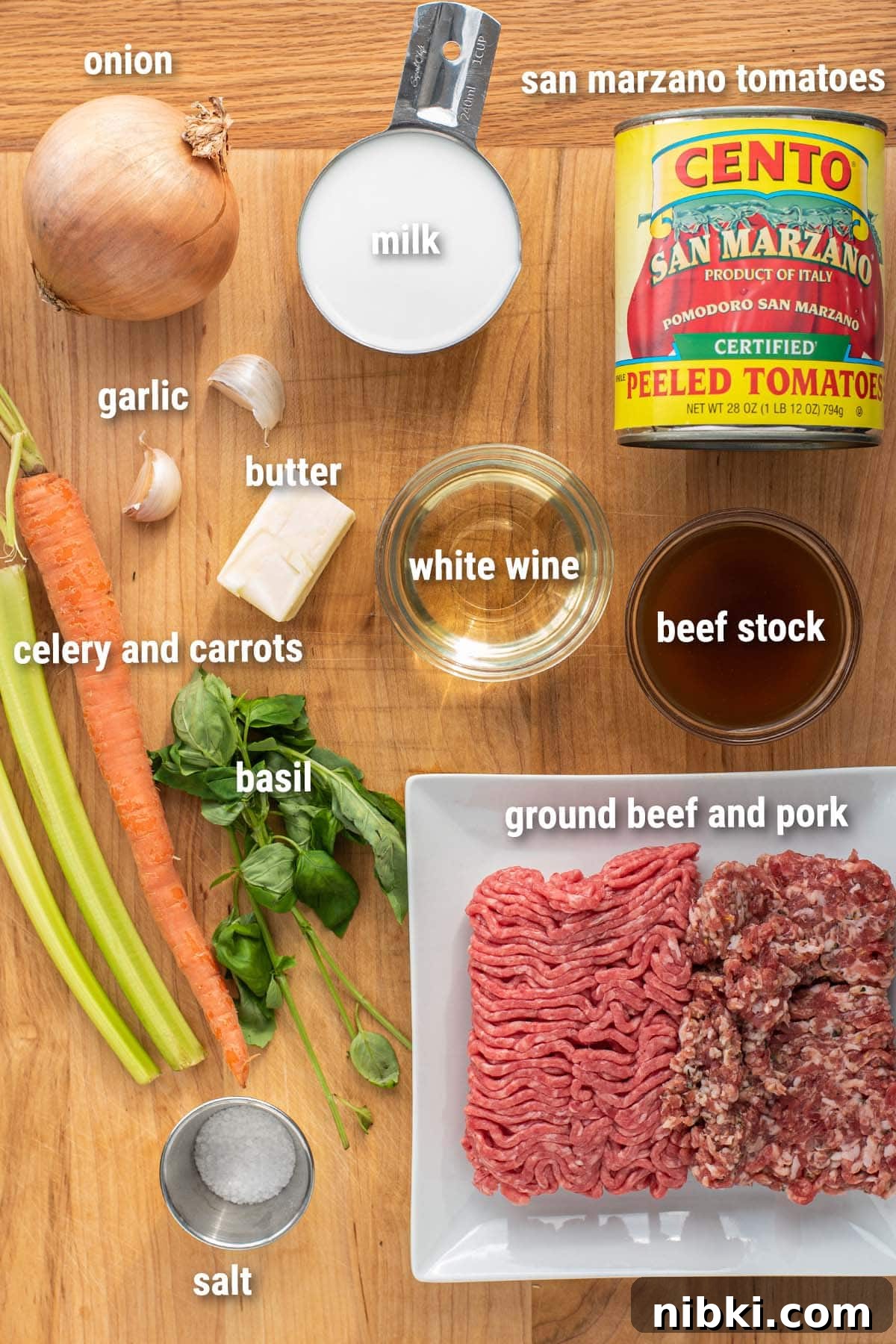 Authentic Rigatoni Bolognese Recipe 2 Rigatoni Bolognese ingredients