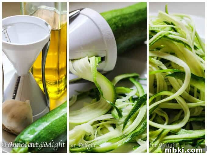 Garlic Lemon Zucchini Noodles Recipe 3 Garlic lemon zucchini noodles