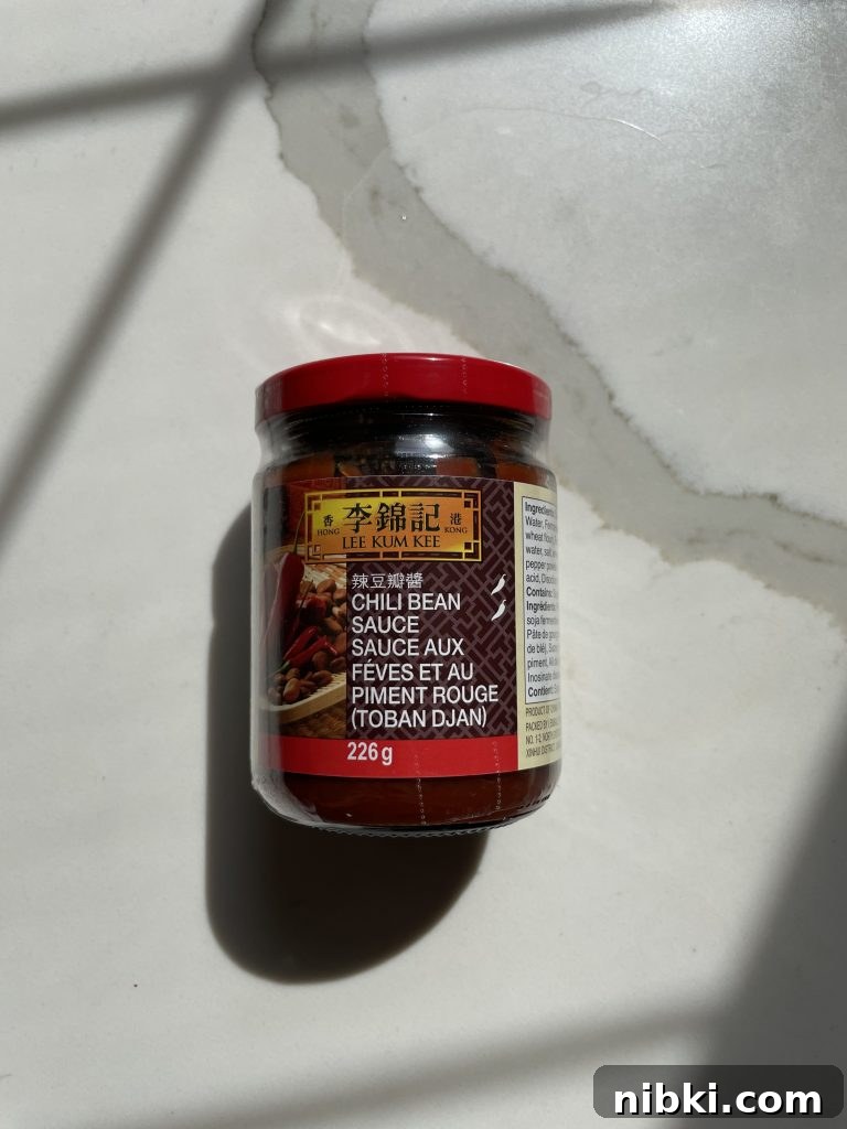 Authentic Taiwanese Beef Noodle Soup Recipe 6 Chili bean paste jar