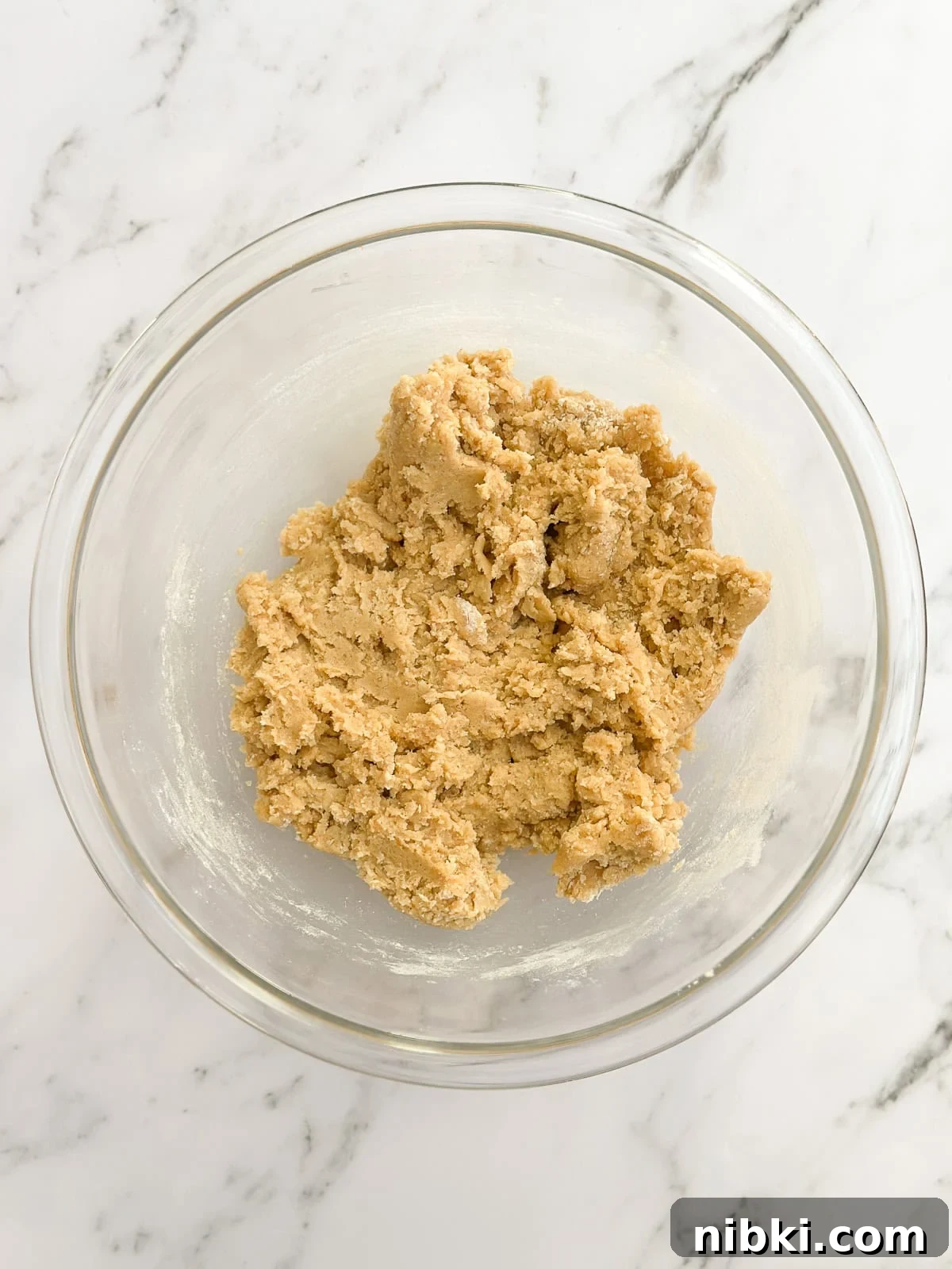 Chewy Pistachio Chocolate Chip Cookies Recipe 7 the dry ingredients added to the wet.