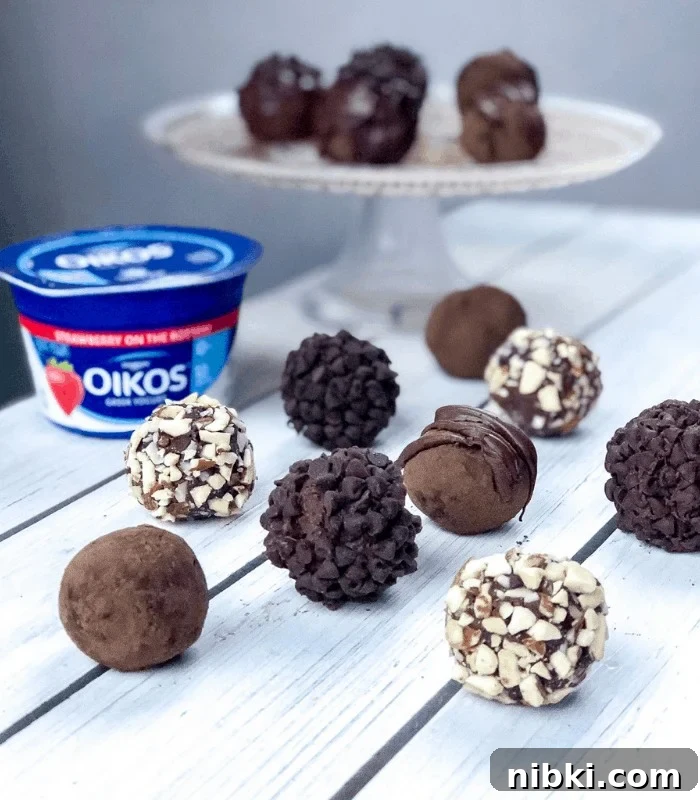 Sweetened Condensed Milk Truffles 12 Healthy chocolate strawberry truffles made with yogurt.