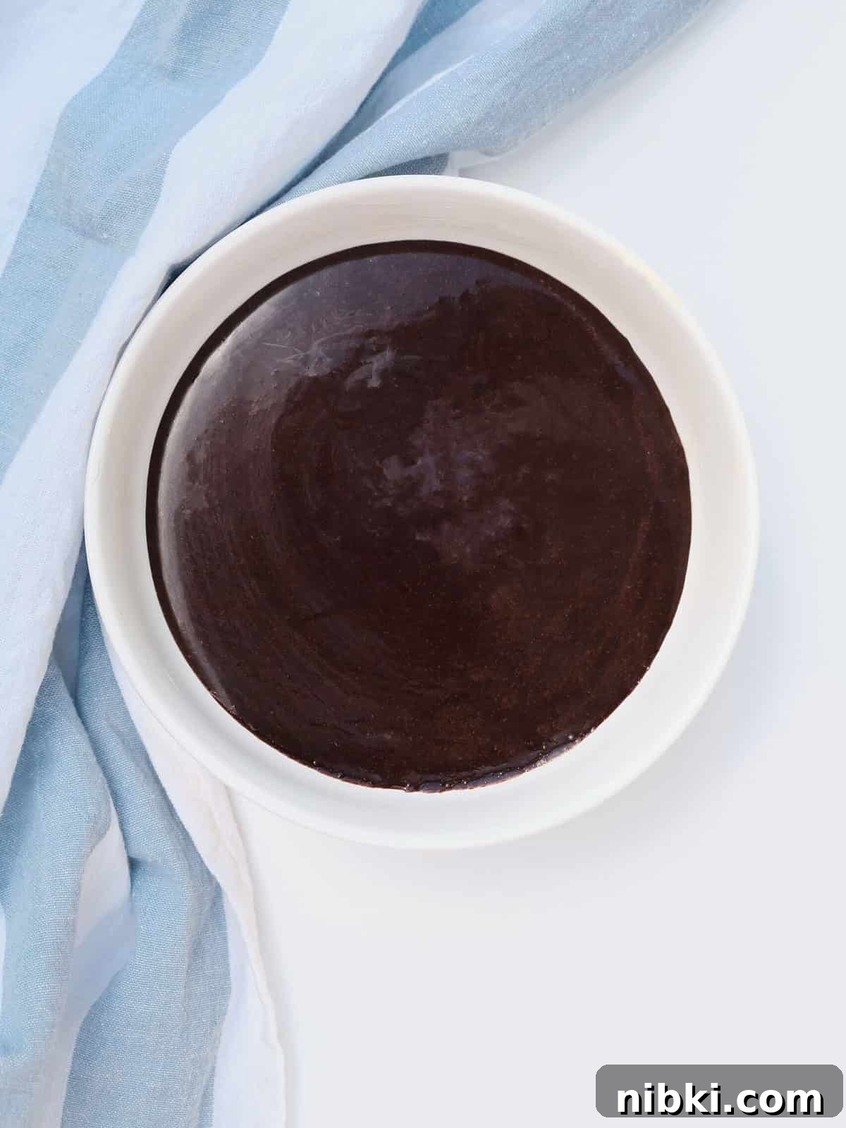 Sweetened Condensed Milk Truffles 7 Chocolate truffle mixture in a bowl before chilling.