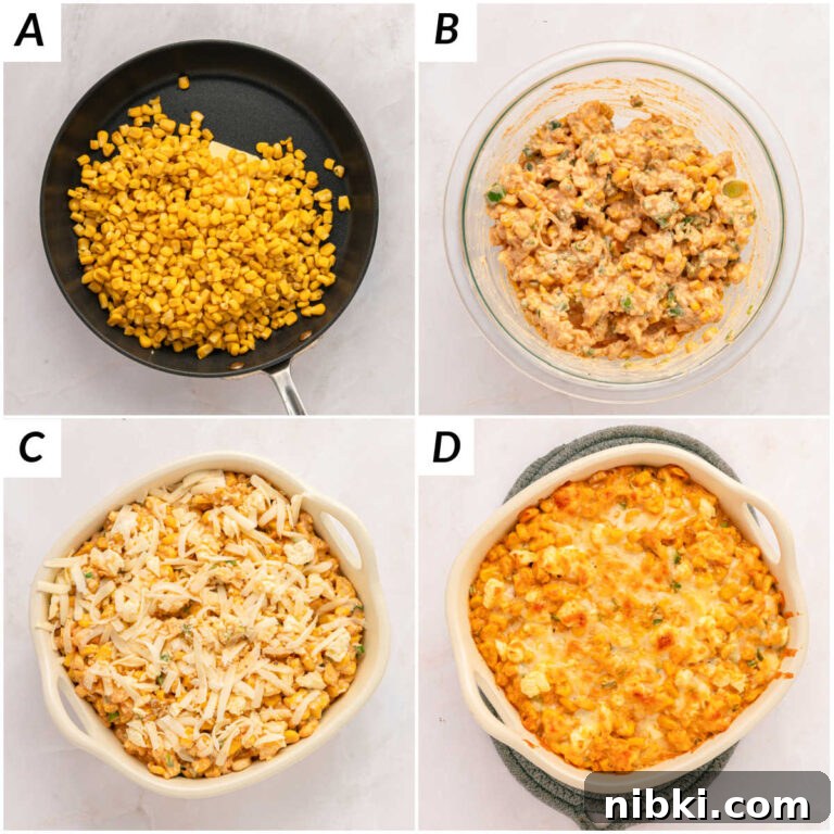 Creamy Mexican Street Corn Dip Recipe 4 Corn dip step by step.