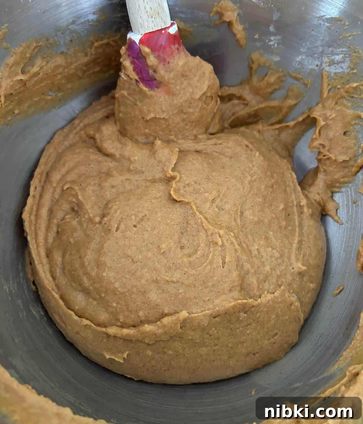 Pumpkin donut batter.