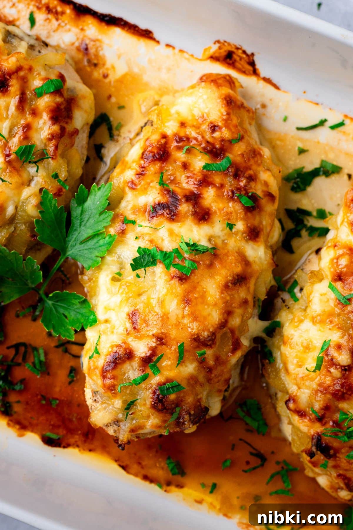 27 Quick High-Protein Dinners with 30+g Protein 25 Cheesy French Onion Chicken