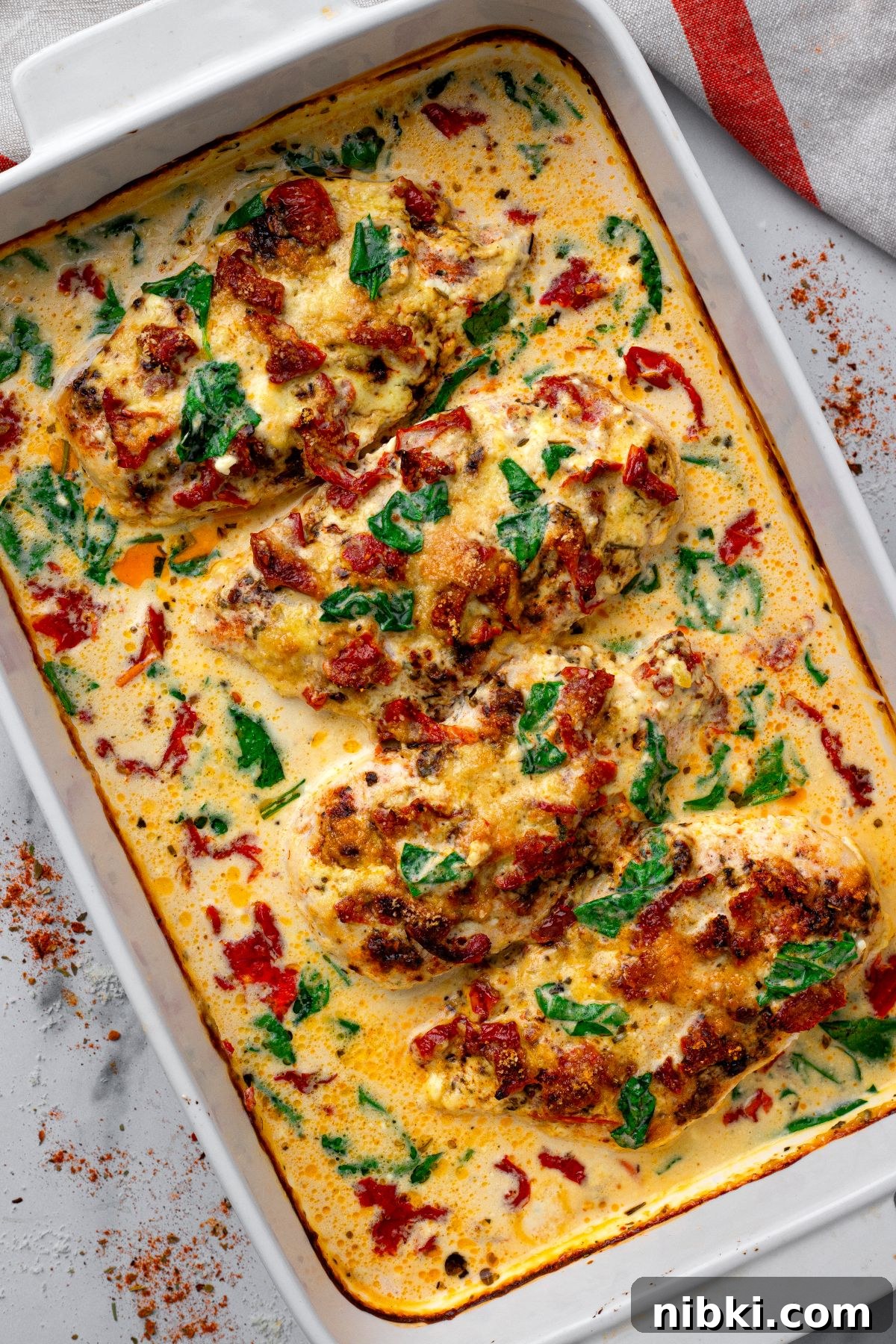 27 Quick High-Protein Dinners with 30+g Protein 6 Creamy Baked Chicken