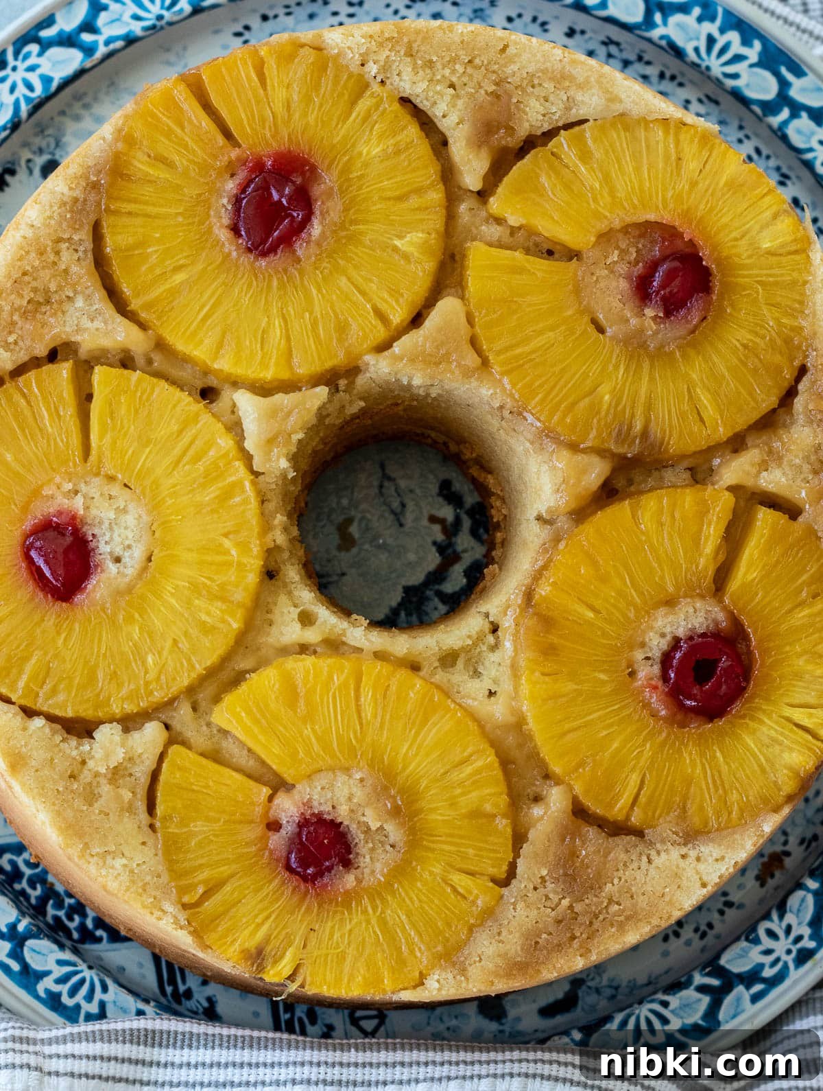 Moist Pineapple Upside-Down Pound Cake Recipe 3 Round Pineapple Upside Down Pound Cake.