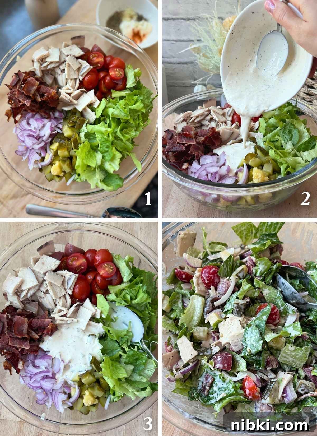 15-Minute Italian Grinder Salad with Classic Deli Flavors 4 grinder salad recipe step-by-step