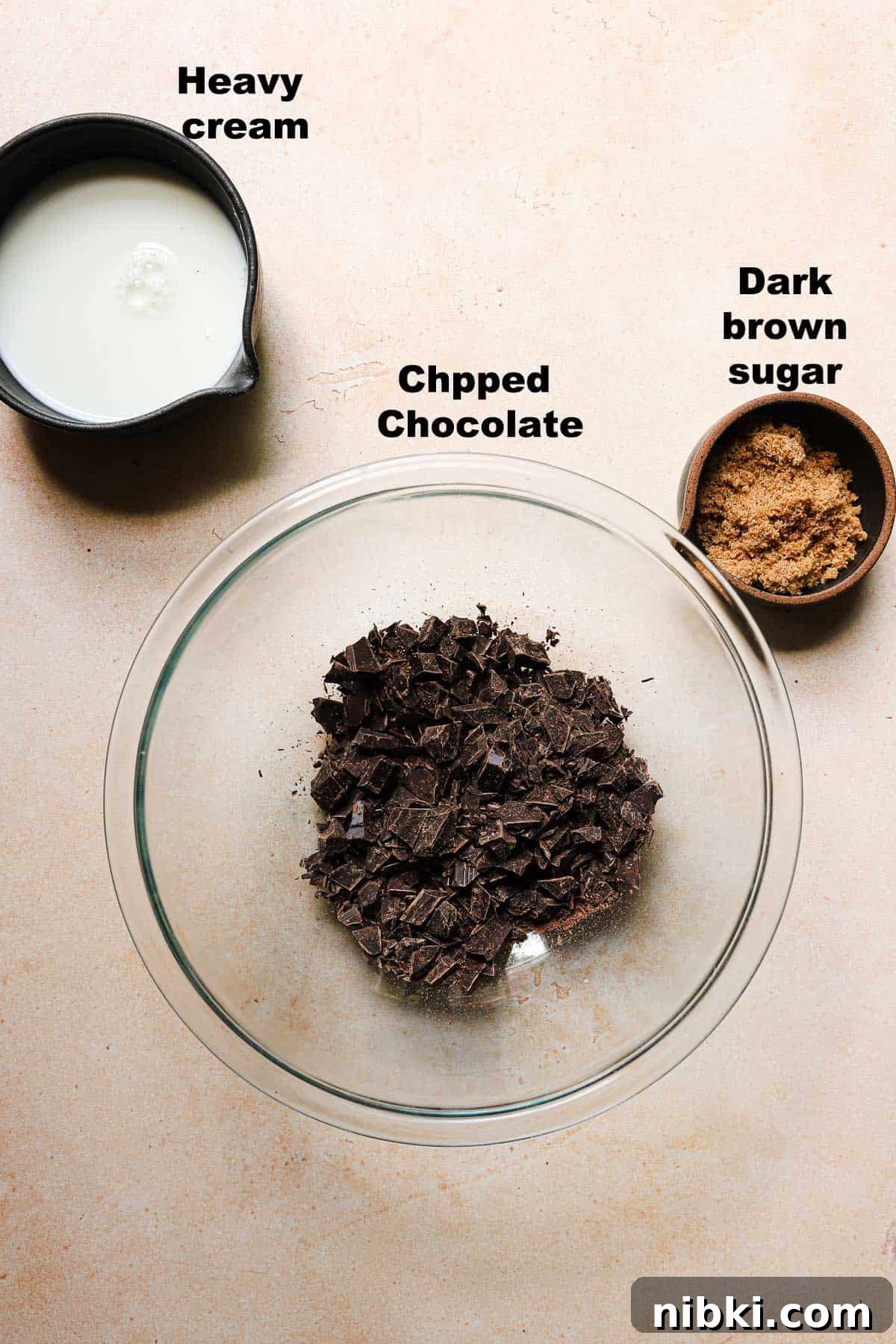 How to Make Brownie Pizza: Chocolate Dessert Pizza Recipe 5 Ingredients to make ganache