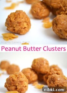 No-Bake Peanut Butter Chocolate Clusters Recipe 5 Tray of Peanut Butter Clusters ready to chill