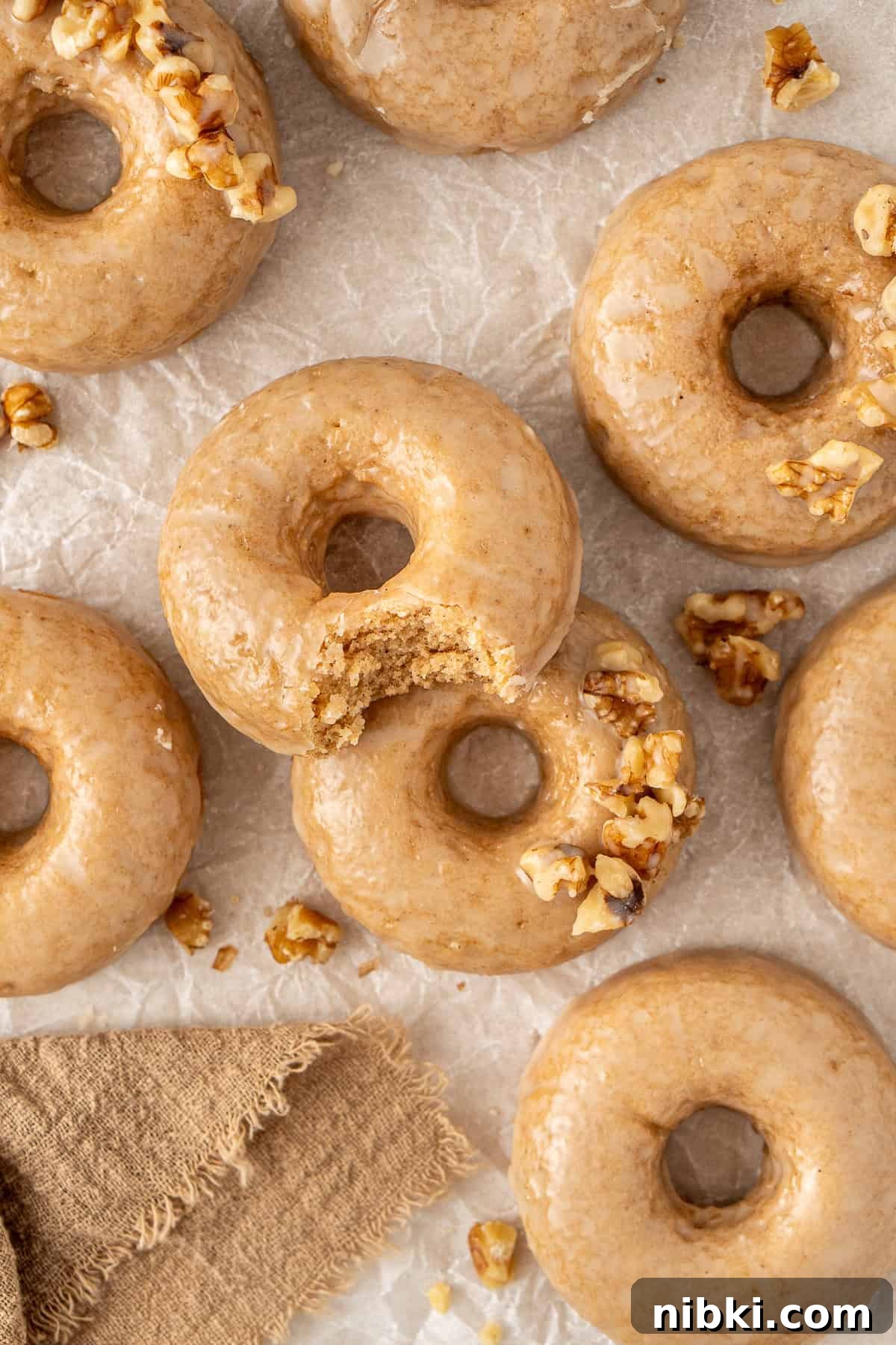 Maple glazed doughnuts.