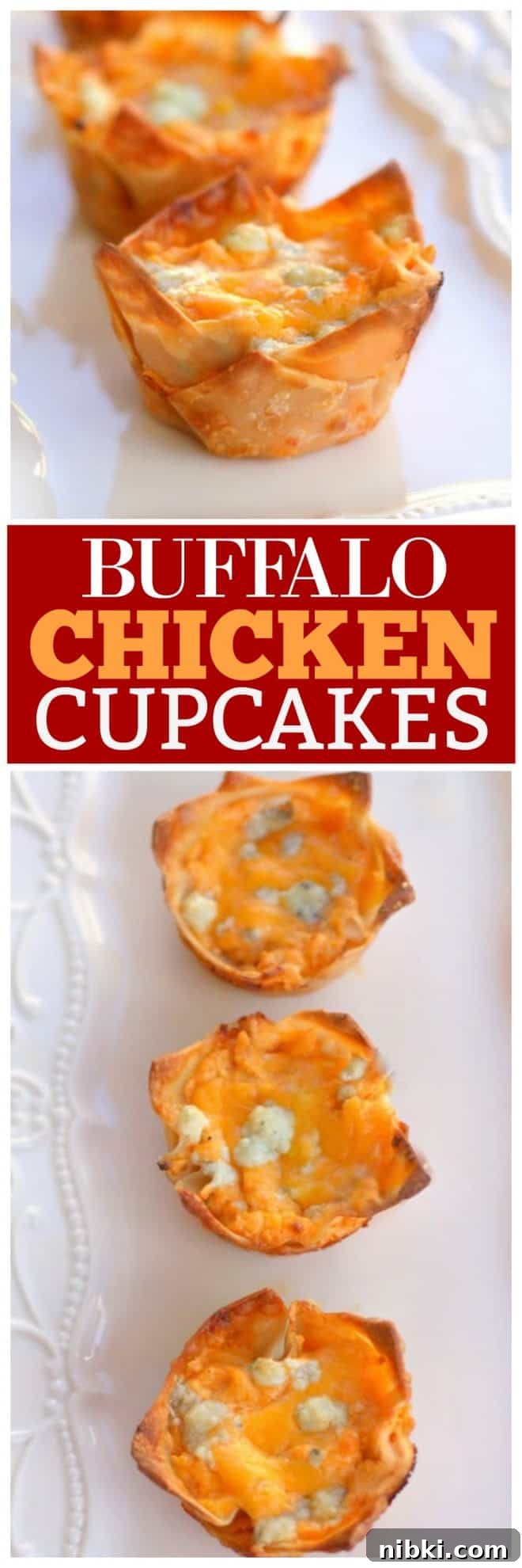 Buffalo Chicken Cupcakes
