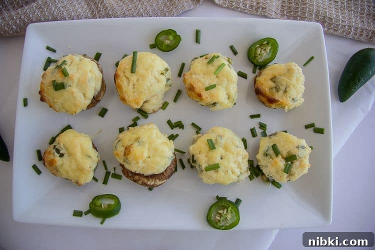 stuffed mushrooms with jalapeno and cream cheese