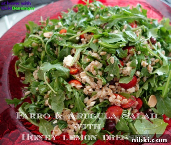 Fourth of July BBQ Recipes for Your Independence Day Celebration 10 Farro and Arugula Salad with Honey Lemon Dressing