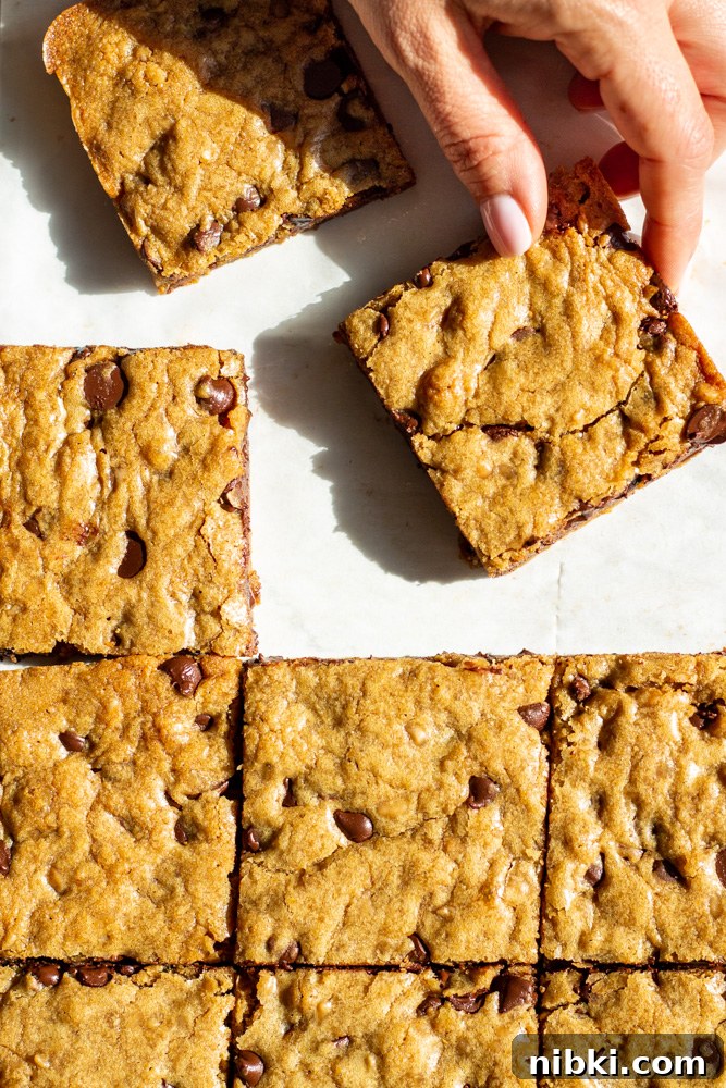 brown butter toffee blondies