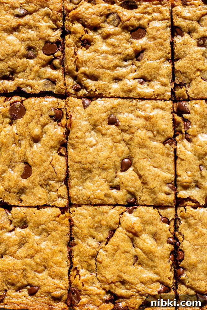 brown butter toffee blondies