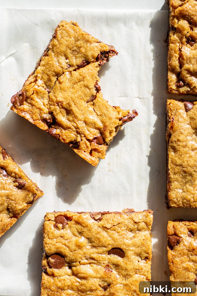 brown butter toffee blondies