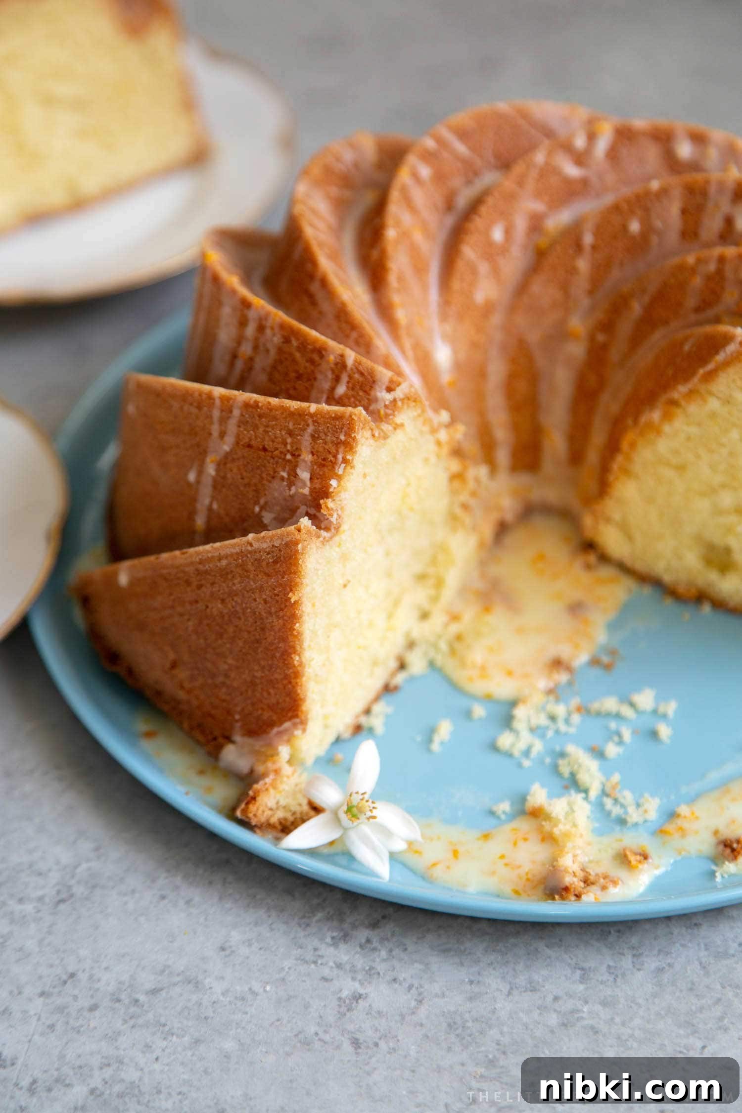 Fragrant Orange Blossom Bundt Cake with Citrus Glaze 12 Orange Blossom Bundt Cake