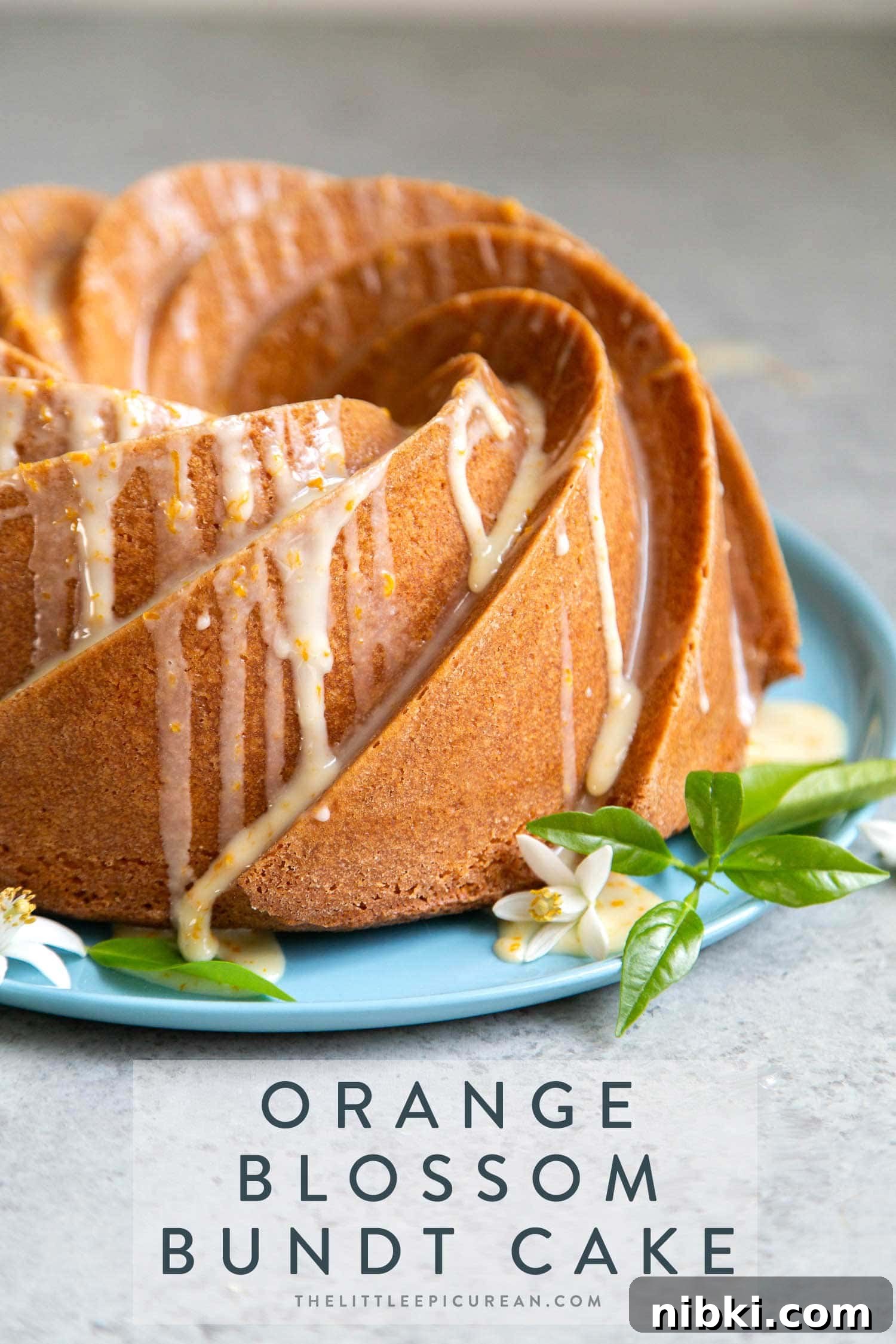 Fragrant Orange Blossom Bundt Cake with Citrus Glaze 14 Orange Blossom Bundt Cake