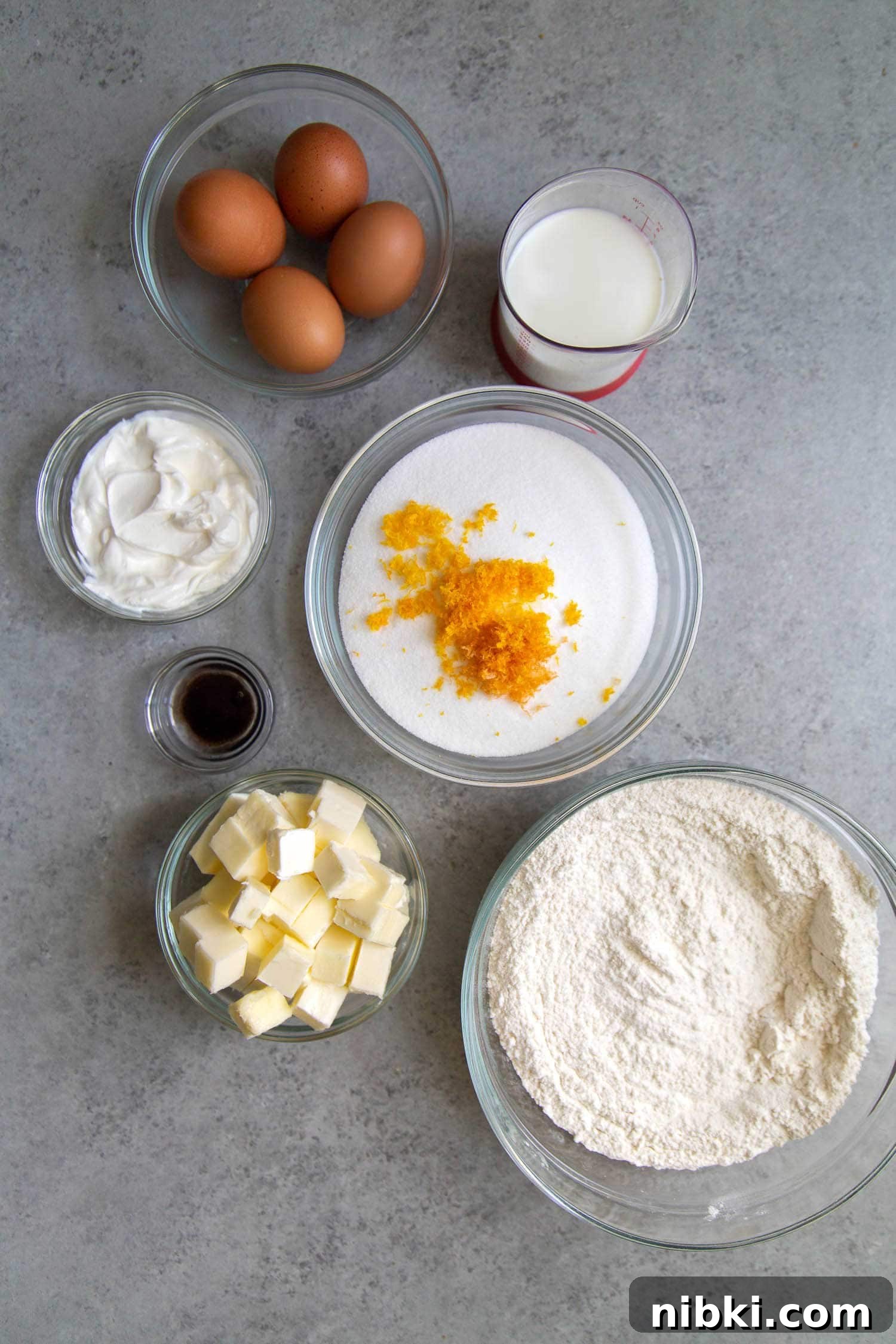 Fragrant Orange Blossom Bundt Cake with Citrus Glaze 3 Orange Blossom Bundt Cake Ingredients