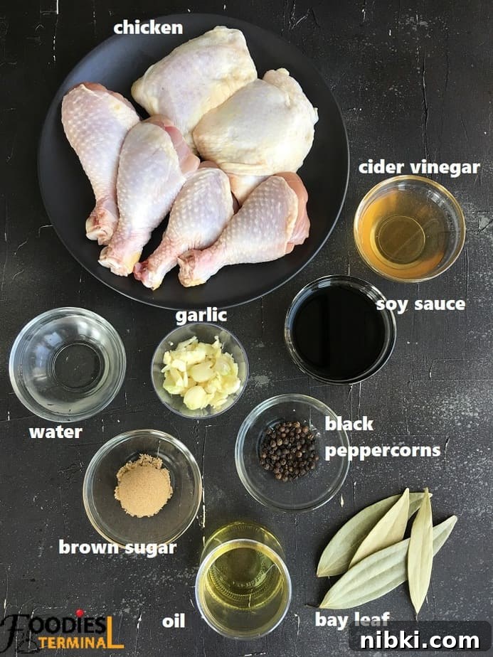 recipe ingredients on black surface