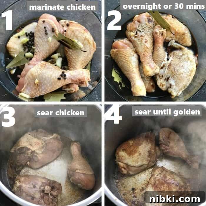 searing chicken in instant pot