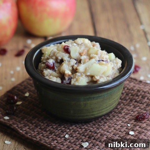 10-Minute Apple Pie Oatmeal