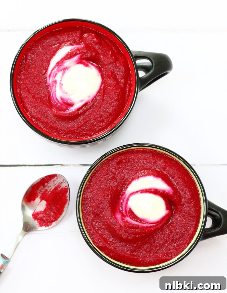 Roasted Garlic and Beetroot Soup Recipe 3 Roasted garlic beetroot soup