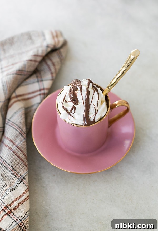 Homemade Chocolate Hazelnut Coffee Recipe 2 Hazelnut coffee with whipped cream and chocolate.