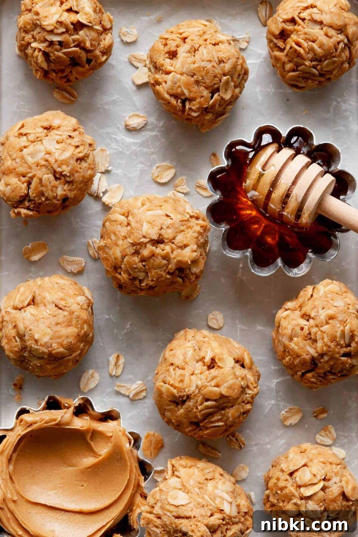 No-Bake Peanut Butter Oatmeal Protein Bites 2 no bake three ingredient peanut butter oatmeal balls